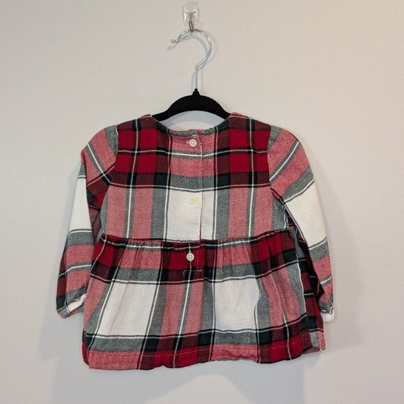 ❤️ 2 for 10 ❤️ Long Sleeve Plaid Holiday Top | Christmas | 100% Cotton - Picture 2 of 3